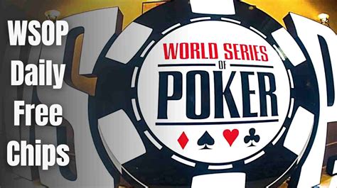 free wsop chips